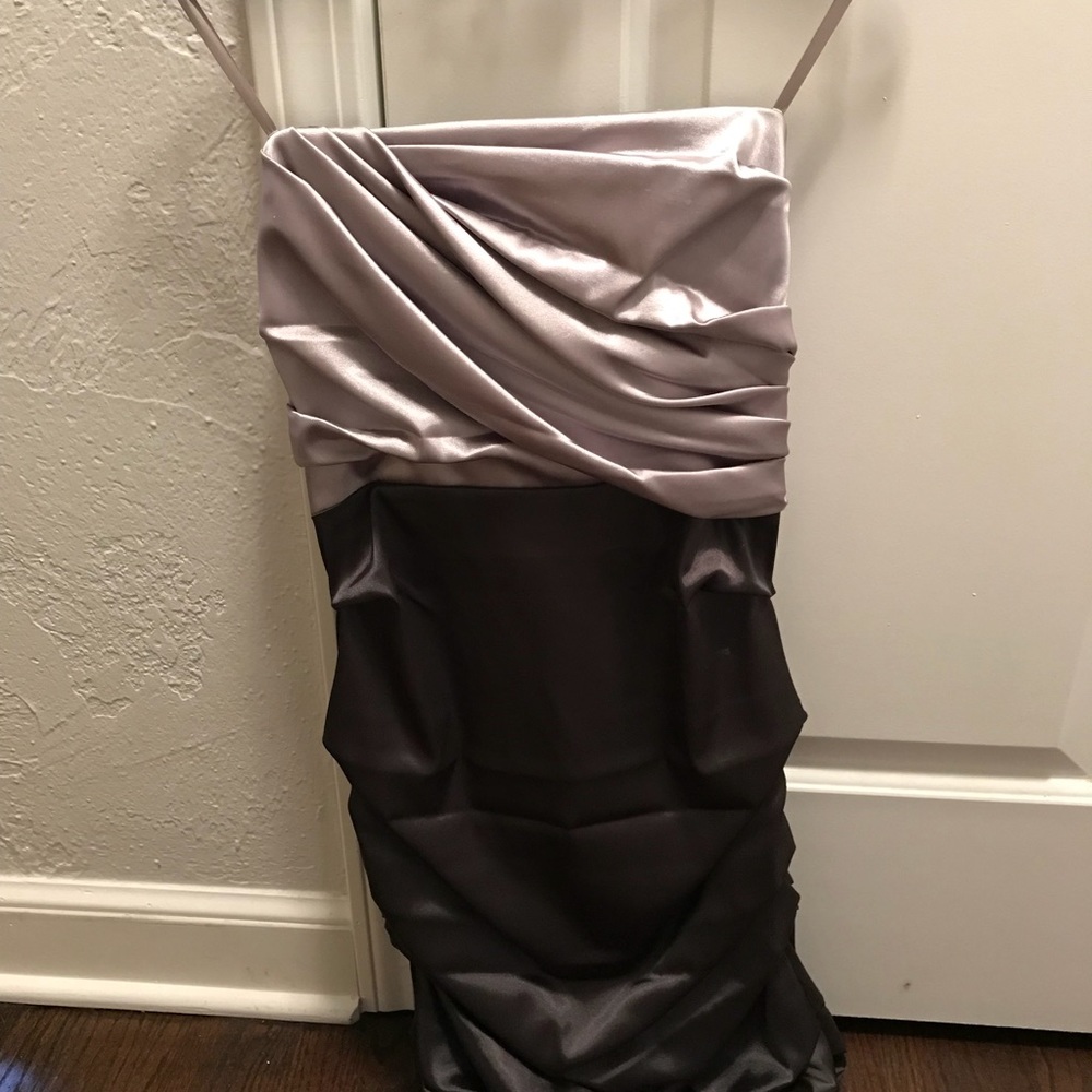 Silver and black Le Chateau dress